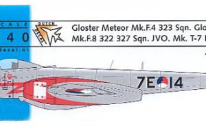 Gloster Meteor MK 4, MK 8 & MKT 7