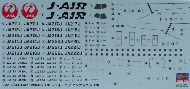 Hasegawa - J-Air Embraer 170