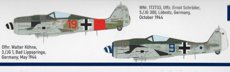 Eduard Bausätze - Fw 190 A-8 standard wings