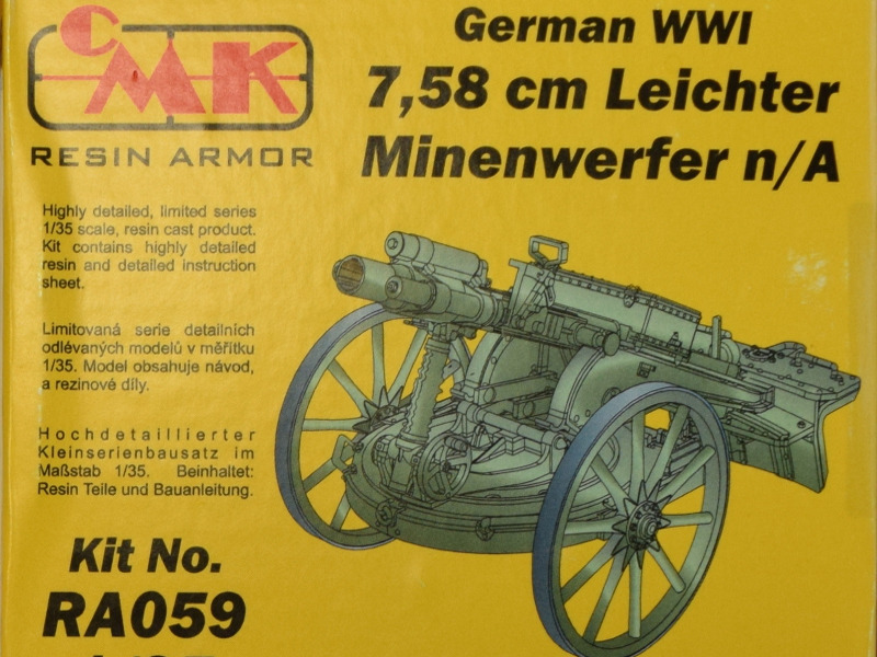 CMK - German WWI 7,58 cm Leichter Minenwerfer n/A