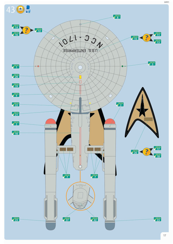 Revell - U.S.S. Enterprise NCC-1701 TOS