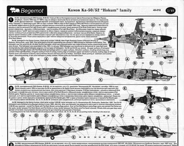 Begemot - Ka-50 / 52 „Hokum“ Family
