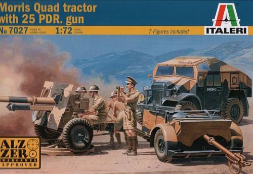 Italeri - Morris Quad Tractor mit 25 pdr. Gun
