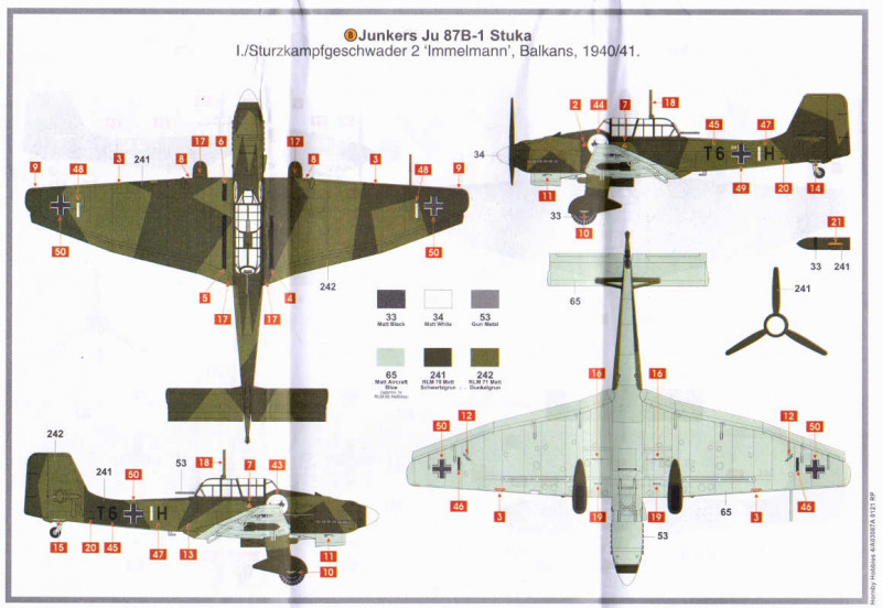 Airfix - Junkers Ju 87 B-1