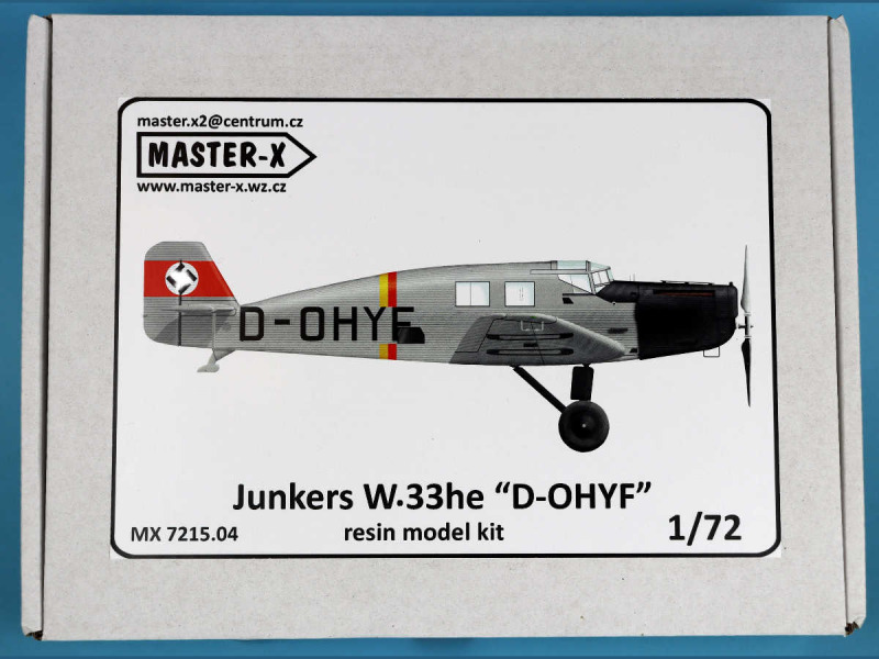 Master-X - Junkers W 33he D-OHYF