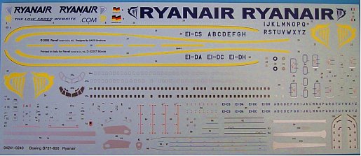 Revell - Boeing 737- 800 "RYANAIR"