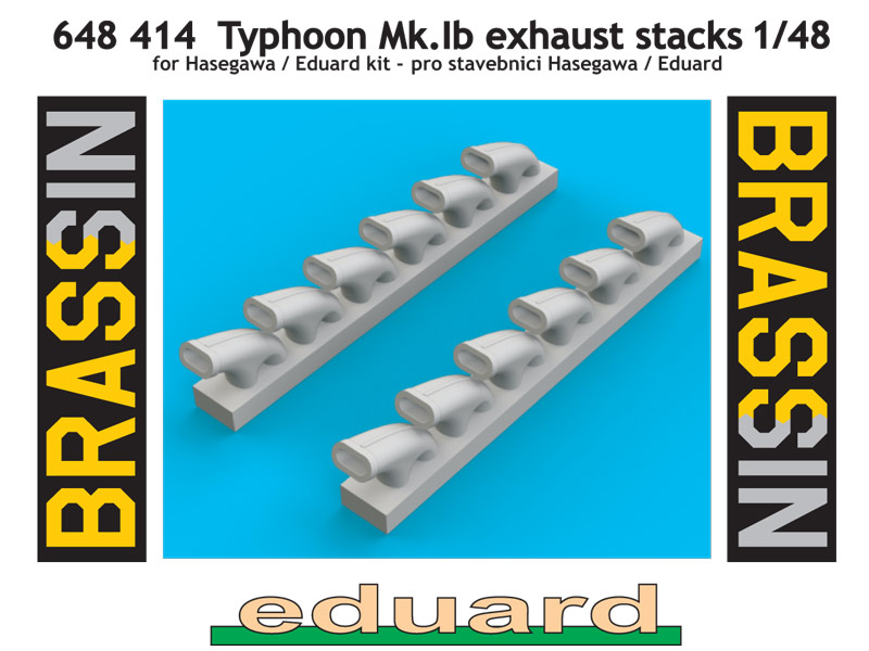 Eduard Brassin - Typhoon Mk.Ib exhaust stacks