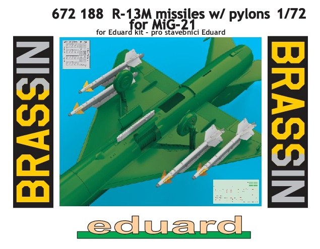 Eduard Brassin - R-13M missiles w/ pylons for MiG-21