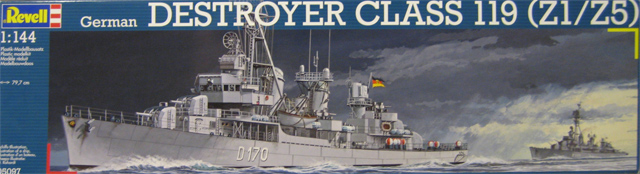 Revell - German Destroyer Class 119 (Z1/Z5)