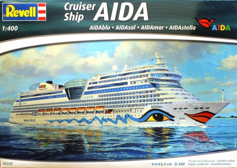 Revell - Cruiser Ship AIDAblu, AIDAsol, AIDAmar, AIDAstella