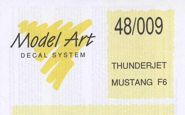 Model Art - N.A. Mustang F.6 & F-84G