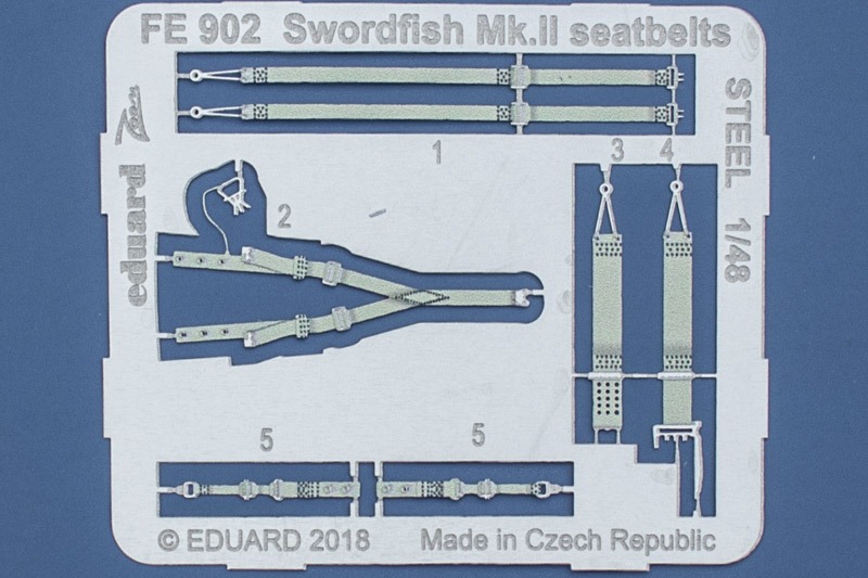 Eduard Ätzteile - Swordfish Mk.II seatbelts