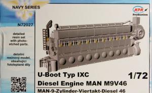 Bausatz: U-Boot typ IXC Diesel Engine MAN M9V46