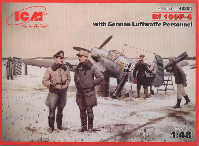 ICM - Bf 109F-4 with German Luftwaffe Personnel