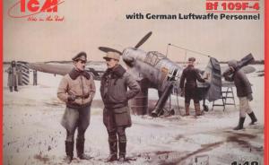 Bf 109F-4 with German Luftwaffe Personnel