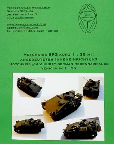 Perfect Scale Modellbau - Hotchkiss SPZ Kurz