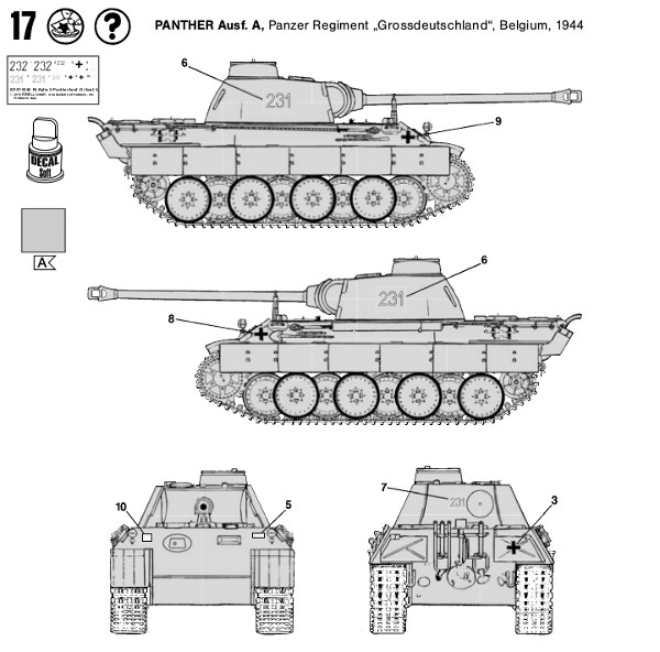Revell - Panther Ausf.D/Ausf.A