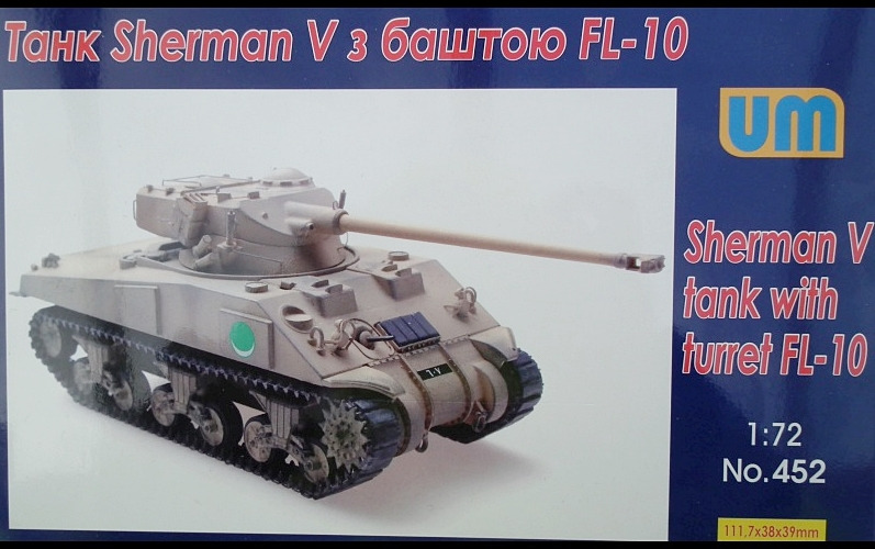 UM Unimodel - Sherman V tank with FL-10 turret