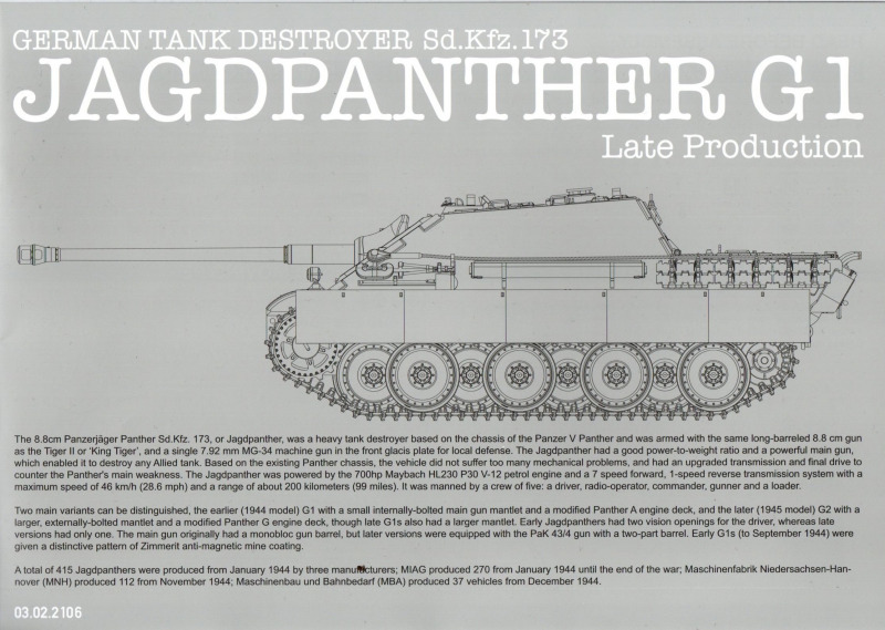 Jagdpanther G1 late production   