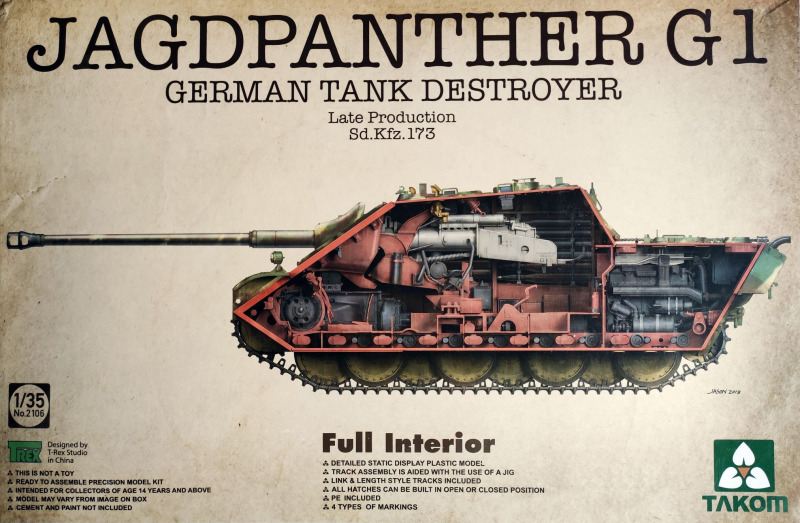 Takom - Jagdpanther G1 late production   