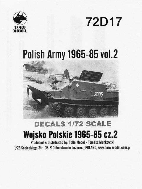 TORO Model - Polish Army 1965-85 Vol.2