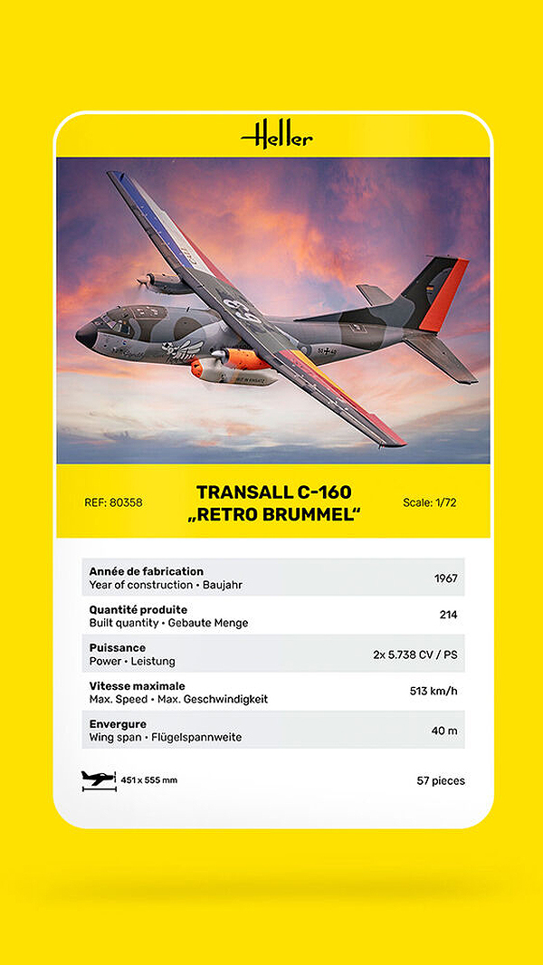 Heller - Transall C-160 "Retrobrummel"