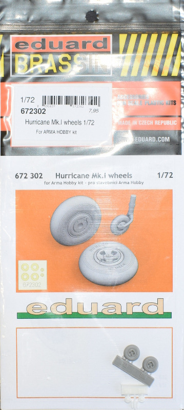 Hurricane Mk.I wheels 1/72