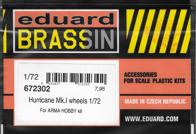 Eduard - Hurricane Mk.I wheels 1/72