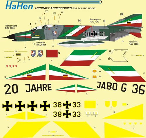 HaHen - McDonnell Douglas F-4F Phantom II "20 Jahre JaboG 35"