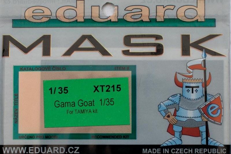 Eduard Mask - Gama Goat
