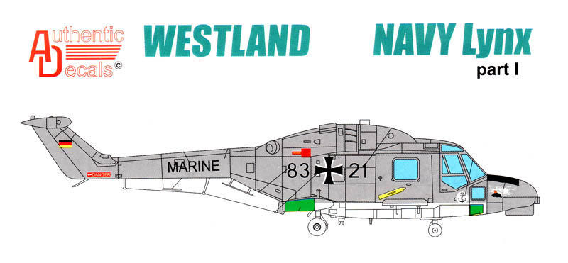 Authentic Decals - Westland Navy Lynx Part 1
