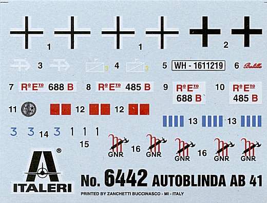 Italeri - Autoblinda AB 41 - Pz.Sp.Wg. AB 41 201(i)