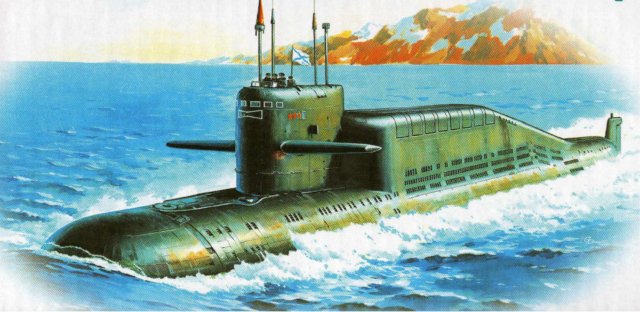 Alanger - Russian Nuclear Powered Submarine K-407, NATO Delta IV class