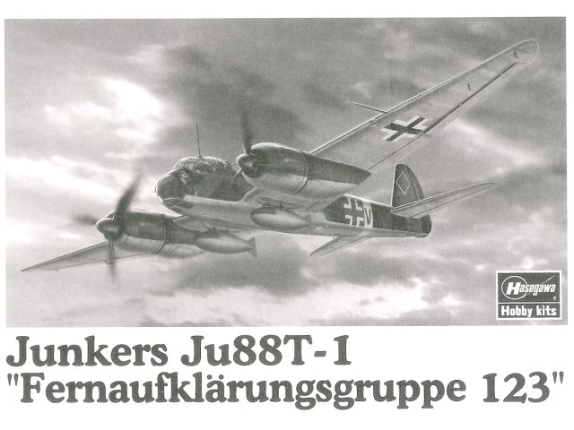 Hasegawa - Junkers Ju88T-1 Fernaufklärungsgruppe 123