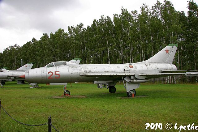 Eine Su-7B, hier im russischen Luftwaffenmuseum Monino