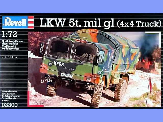 Revell - LKW 5t. mil gl (4x4 Truck)