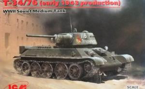 Bausatz: WWII Soviet Medium Tank T-34/76 (early 1943 production)