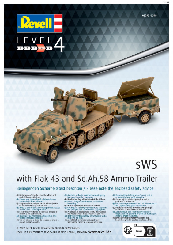 sWS with FlaK 43 and Sd.Ah.58 Ammo Trailer