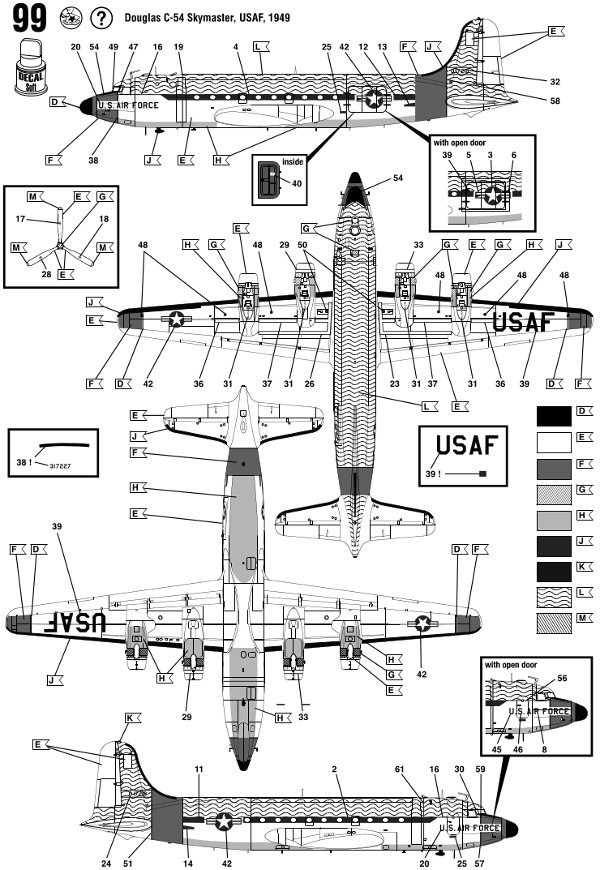 Revell - C-54D Skymaster