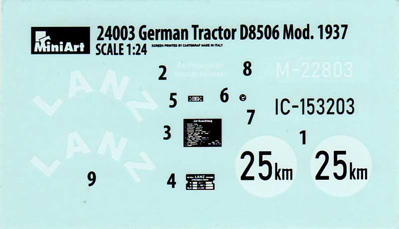 MiniArt - D8506 Mod. 1937 German Tractor