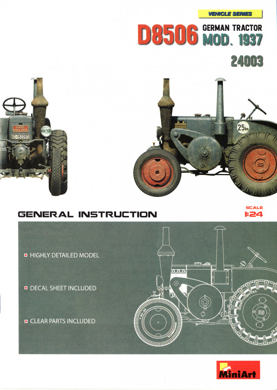 D8506 Mod. 1937 German Tractor