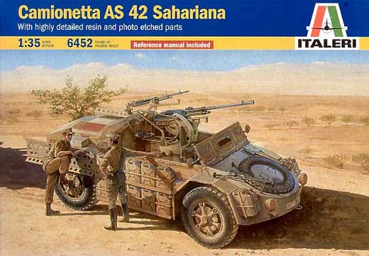 Italeri - Camionetta AS 42 Sahariana