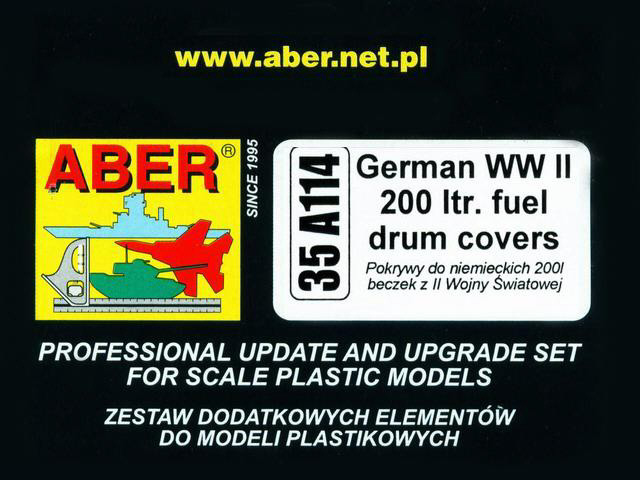 Aber - German WW II 200 ltr. fuel drum covers