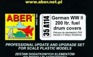 German WW II 200 ltr. fuel drum covers
