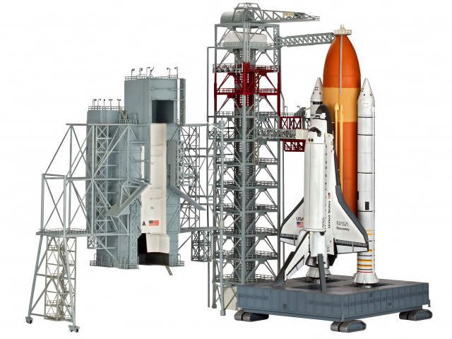 Revell - Launch Tower & Space Shuttle with Booster Rockets
