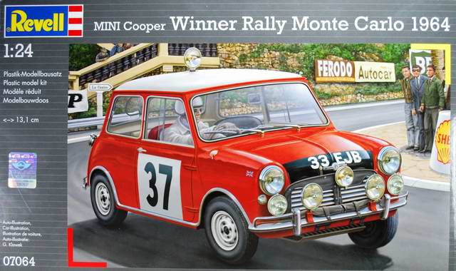 Revell - Mini Cooper Winner Rally Monte Carlo 1964