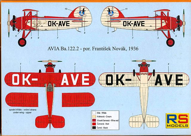 RS Models - Avia Ba.122 