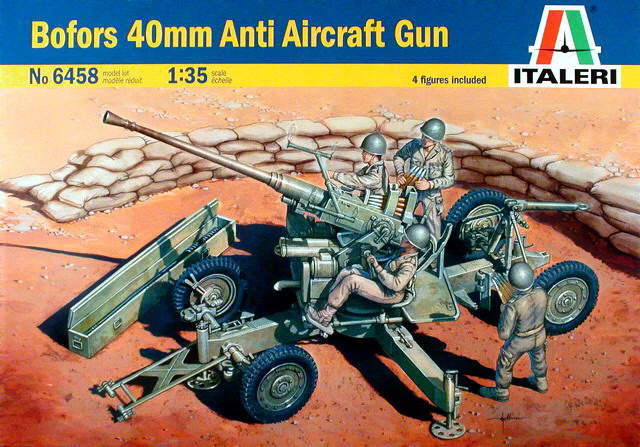 Italeri - Bofors 40mm Anti Aircraft Gun