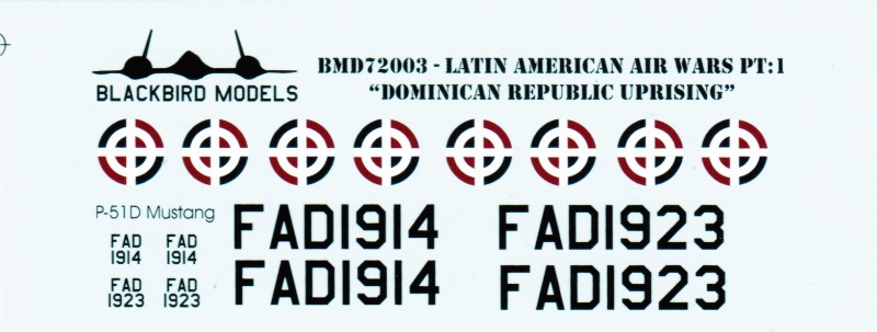 Blackbird Models - Latin American Air Wars Pt. 1 – Dominican Republic Uprising