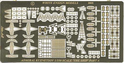 White Ensign Models - Fotoätzteilesatz für Admiral Kuznetsov